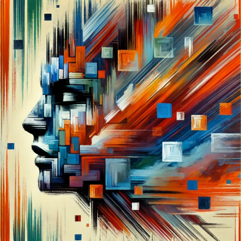 DALL·E 2025-02-12 10.17.32 - A bold, modern, and highly artistic representation of emotional disconnection in a completely different style