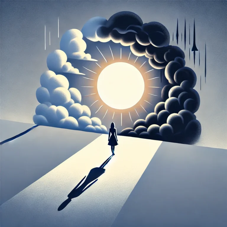 DALL·E 2025-03-05 12.06.12 - A symbolic and artistic representation of the 'Negativity Bias